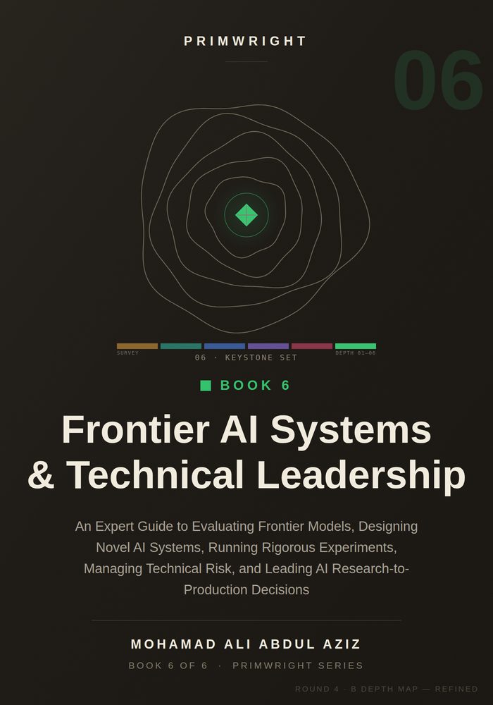 Cover of Primwright: Frontier AI Systems & Technical Leadership — Book 6 of the Primwright series